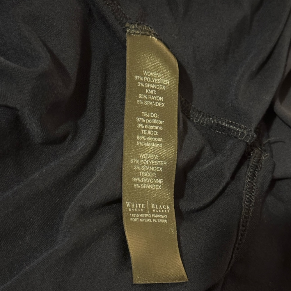 White House / Black Market  Blue Blouse - Picture 6 of 9